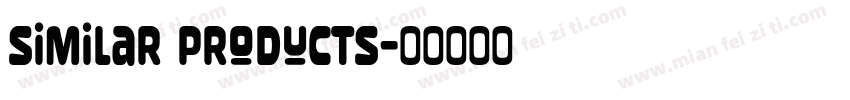 similar products字体转换